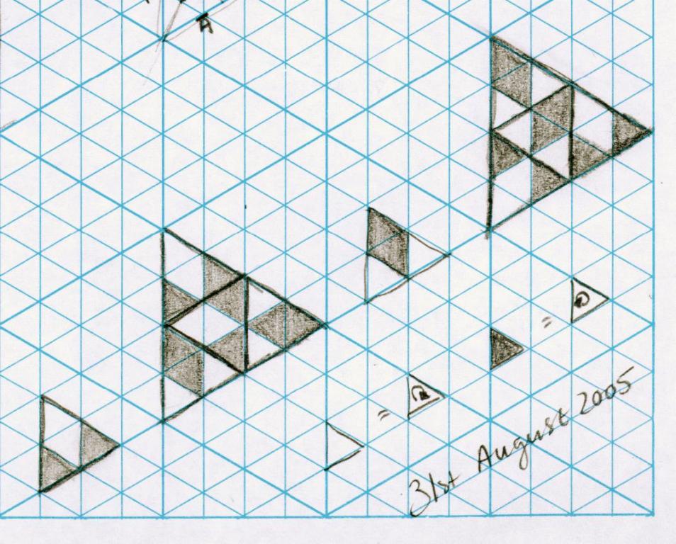 Triangle mirror 2 tiles